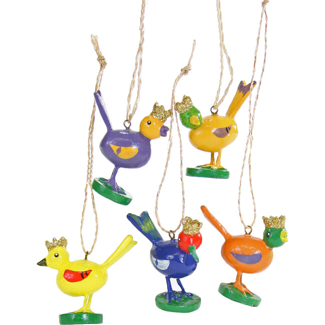 Chipper Chippers Ornament, Set of 5