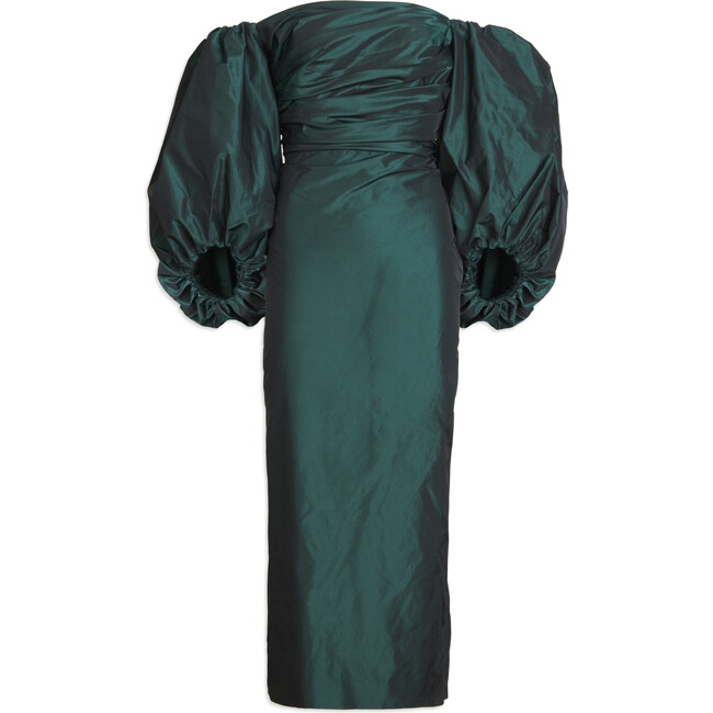Women's Charlotte Off-Shoulder Dress With Puffed Sleeves, Martini - Dresses - 1