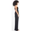 Women's Dasha Low-Back Column Gown With Crossed Tie Straps, Black - Dresses - 4 - thumbnail