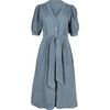 Women's Blaire Dress With  Removable Belt, Goblin Blue - Dresses - 1 - thumbnail