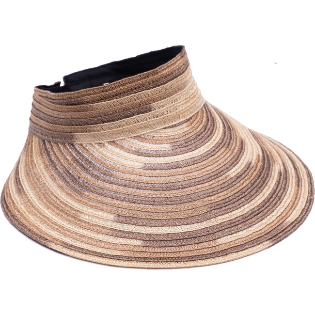 Women's Trixie Visor, Brown And Multi