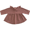 Striped Frill T-Shirt, Purplewood - Tees - 2 - thumbnail