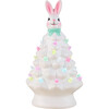 8" Ceramic Easter Bunny, White Tree - Accents - 1 - thumbnail