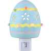 Ceramic Easter Egg Blue Nightlight - Accents - 1 - thumbnail