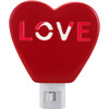 Ceramic Candy Heart Love Red Nightlight - Accents - 1 - thumbnail