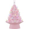 Ceramic Easter Bunny, Pink Tree - Accents - 1 - thumbnail