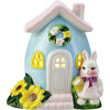 Set of 2 Ceramic Bunny Cottages - Accents - 4