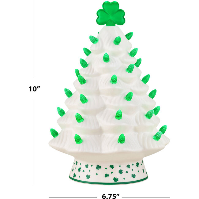 Ceramic Shamrock Tree - Accents - 3