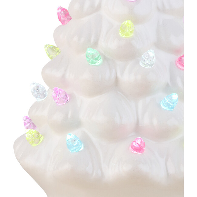 8" Ceramic Easter Bunny, White Tree - Accents - 5