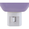 Ceramic Candy Heart Cutie Pie Purple Nightlight - Accents - 5