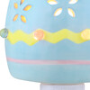 Ceramic Easter Egg Blue Nightlight - Accents - 5