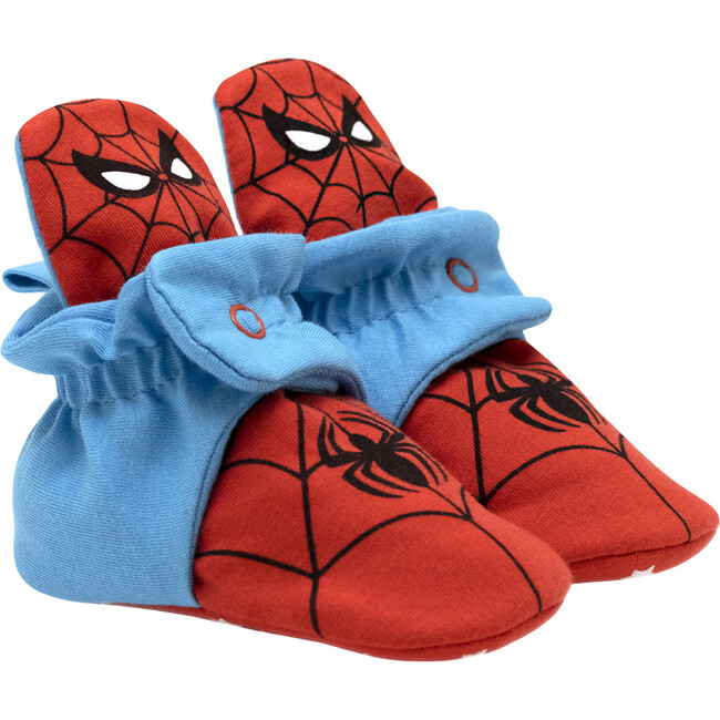 Spider Man Booties, Blue & Red