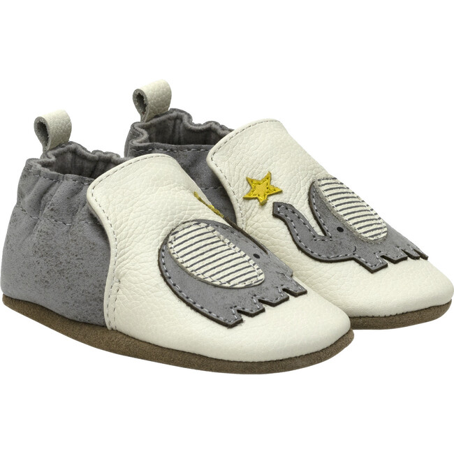 Elephant Stars Booties, Natural
