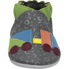 Train Blocks Booties, Grey - Booties - 3