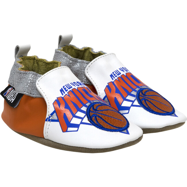 Knicks 3D Ball Booties, Orange & Silver - Booties - 1