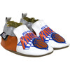 Knicks 3D Ball Booties, Orange & Silver - Booties - 1 - thumbnail