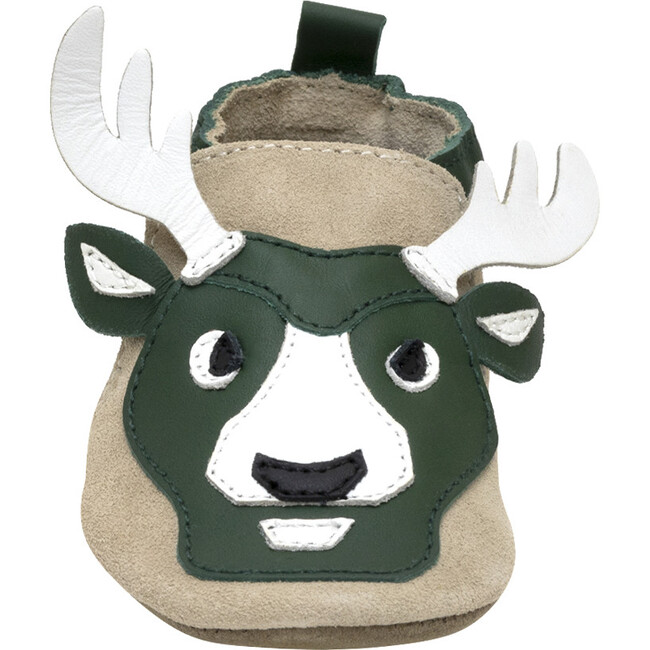 Bucks Fear The Dear, Tan & Green - Booties - 3