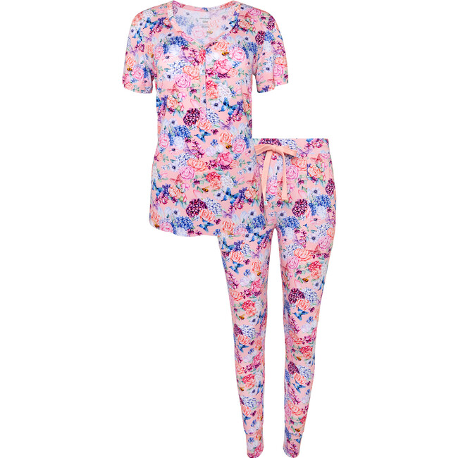 Lyric Women's Short Sleeve Pajama, Pink