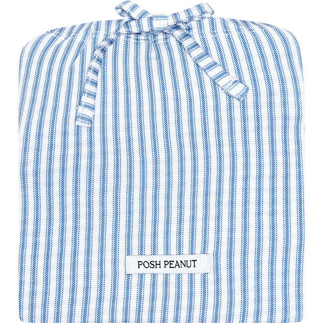 Harrison Crib Sheet, Blue - Crib Sheets - 2