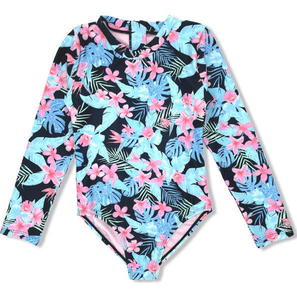 Wave Chaser 4-Way Stretch Surf Suit, Multicolors And Black
