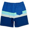 Voyager 4-Way Stretch Boardshorts, Navy And Multicolors - Swim Trunks - 2