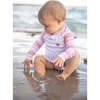 Surf Babe Long Sleeve Baby Ruffle Set, Multicolors And White - Two Pieces - 3
