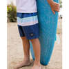 Voyager 4-Way Stretch Boardshorts, Navy And Multicolors - Swim Trunks - 4