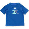 Twin Peaks Short Sleeve Baby Rash Top, Blue - Rash Guards - 2