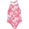 Riviera Reversible One Piece Adjustable Soft Neck Tie, Pink And White - One Pieces - 1 - thumbnail