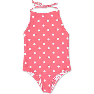 Riviera Reversible One Piece Adjustable Soft Neck Tie, Pink And White - One Pieces - 3