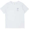 Single Fin Short Sleeve Rash Top, White - Rash Guards - 1 - thumbnail