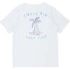 Single Fin Short Sleeve Rash Top, White - Rash Guards - 3