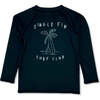 Single Fin Long Sleeve Rash Top, Black - Rash Guards - 2