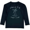 Single Fin Long Sleeve Baby Rash Top, Black - Rash Guards - 2