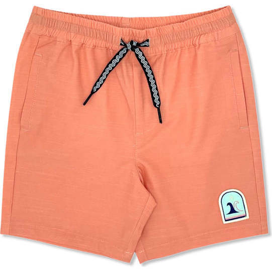Seafarer Baby 4-Way Stretch Hybrid Shorts, Papaya - Swim Trunks - 1