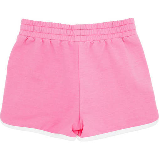 Daisy Working Drawstring Shorts With Pockets, Pink - Shorts - 2