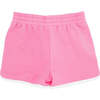 Daisy Working Drawstring Shorts With Pockets, Pink - Shorts - 2