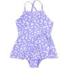 Bella Baby One Piece, Lavender And White - One Pieces - 1 - thumbnail