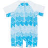 Beach Daze 4-Way Stretch Surf Suit, Blue - One Pieces - 2