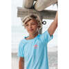 Icon Short Sleeve Rash Top, Blue - Rash Guards - 2