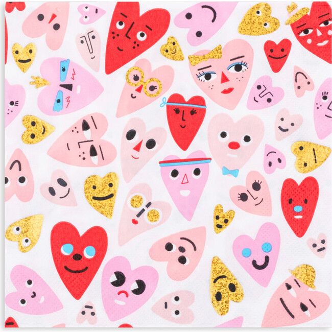 Heartbeat Gang Large Napkins - Party - 1