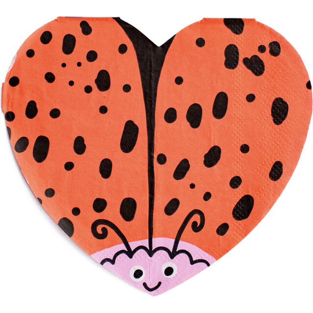 Backyard Bugs Love Bug Petite Napkins - Party - 1