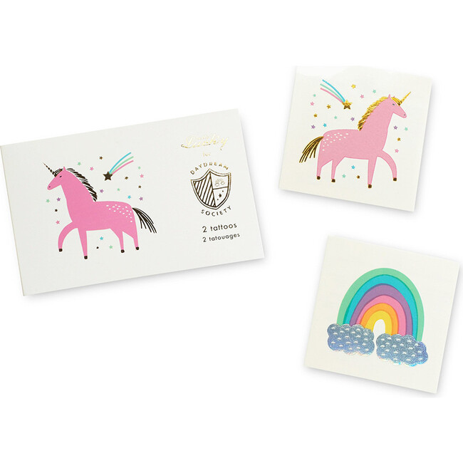 Unicorn + Rainbows Temporary Tattoos - Party Accessories - 1