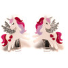 Lilies & Roses- Unicorn Valentine's Alligator Clip - Hair Accessories - 1 - thumbnail