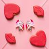 Lilies & Roses- Unicorn Valentine's Alligator Clip - Hair Accessories - 2
