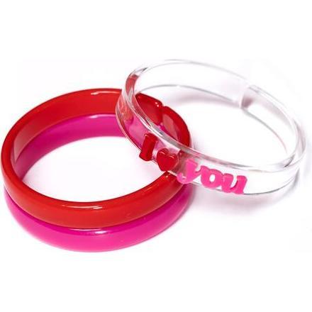 Lilies & Roses- XOXO Headband & I Heart You Bracelet Bundle - Mixed Accessories Set - 3