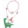 Lilies & Roses- Dinosaur Love Alligator Clips & Preciousaurus Necklace Bundle - Mixed Accessories Set - 3