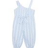 Baby Asymmetrical Romper, Blue - Rompers - 1 - thumbnail