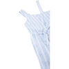 Baby Asymmetrical Romper, Blue - Rompers - 3