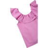 Mock Wrap Short Set, Purple - Mixed Apparel Set - 3